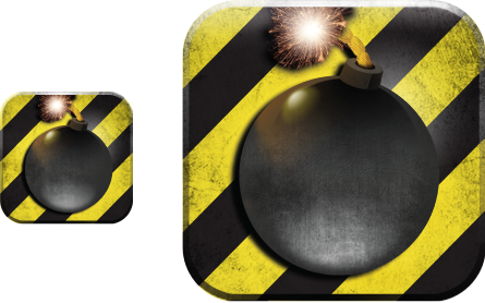 Buddy Bomb app interface icons