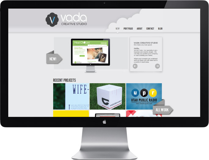 Vada Studio web design/website